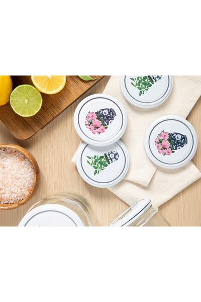 English Home بلوبلاك غطاء مرطبان معدني 10 قطع 82 ملم أزرق داكن