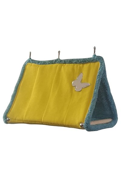 Akat Cosy Cuddly Medium Size Yellow+green Parrot Hammock (sultan, Konur, Pakistan...)