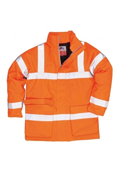 PORTWEST S778 Bizflame Hivis Raincoat Antistatic