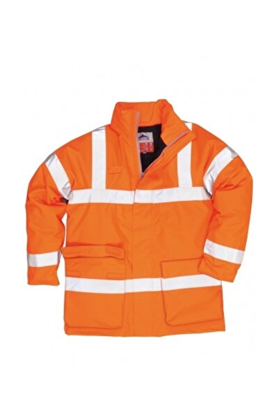 PORTWEST S778 Bizflame Hivis Raincoat Antistatic