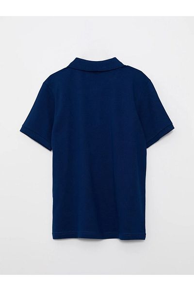 LC Waikiki Polo Neck Basic Short Sleeve Cotton Boy's T-Shirt