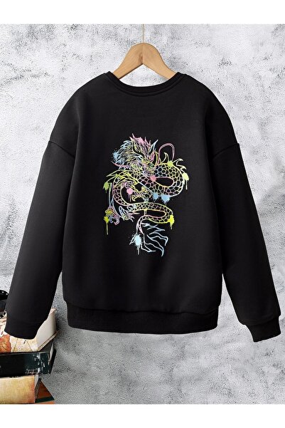 LePold Back Printed Girls/Boys Sweatshirt