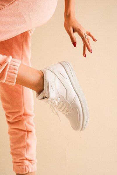 Lambırlent 2185 Uzun Bilekli Spor Sneakers Ayakkabı