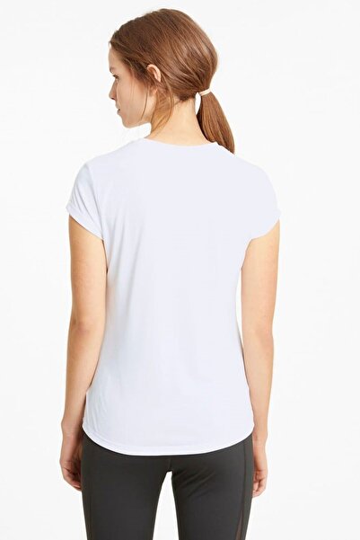Puma Γυναικείο λευκό αθλητικό μπλουζάκι Active Tee 586857   02