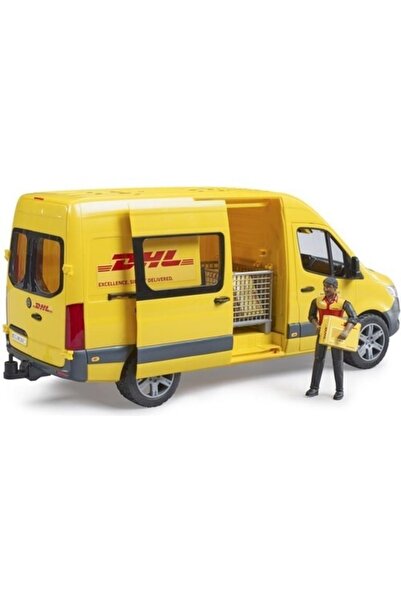 Bruder Mb Sprinter Dhl Kamyonu Ve Sürücüsü -sarı 02671 Lisanslı Ürün