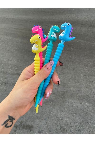 Planet Butik Dinosaur Headed Versatil Pen