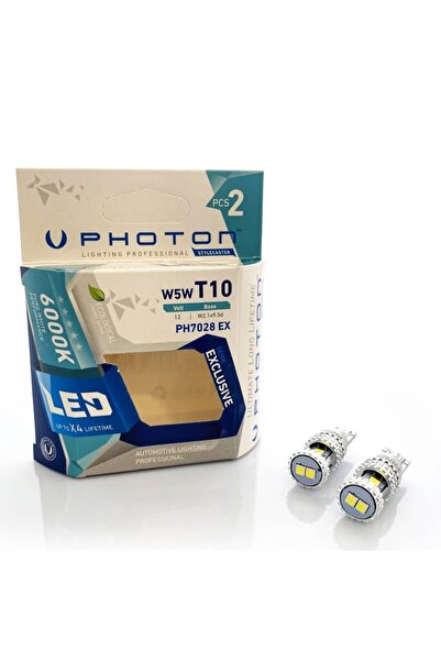 Photon W5w T10 Dipsiz Tavan/park/plaka Led Ampulü