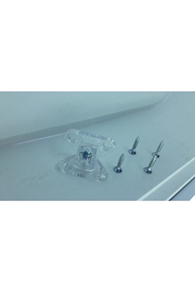 BARERMO Şeffaf Çektirme Açılı Kelebek Bağlantı 10'lu 40 Adet 3,5 x 18