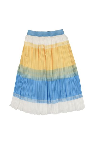 best kids Girl's Printed Color Block Skirt