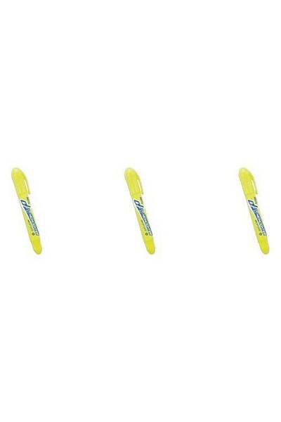 Amos Dry Highlighter - Highlighter Pen Yellow 3 Pieces