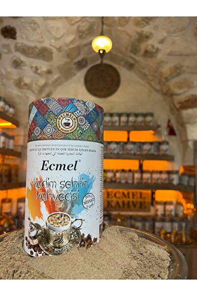 ECMEL KADİM ŞEHRİN KAHVECİSİ Dibek Kahvesi 400 Gr Ground Coffee In A Nine Ble...