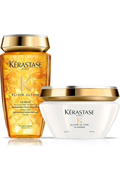 Kerastase Elixir Ultime Le Bain & Masque Yeni Seri Şampuan Maske Seti