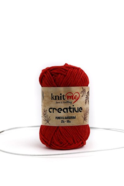 knitme Creative 25 gr 100% βαμβάκι Amigurumi Punch Πλεκτό σχοινί χειροποίητο πλεκτό σχοινί Taka (1042)
