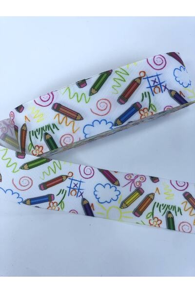 Hobigram Λευκό μοτίβο μολύβι με κορδέλα Grosgrain Η τιμή είναι για 1 μέτρο – Κορδέλα, κομψό σχέδιο, γυναικείο αξεσουάρ