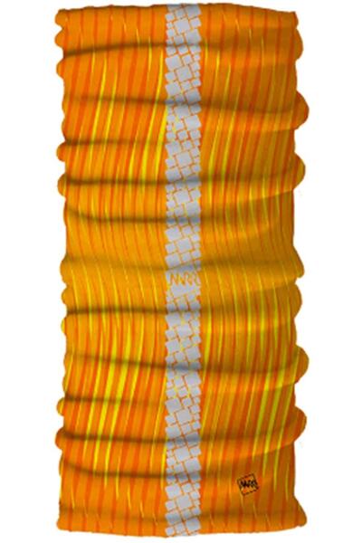 Narr للجنسين برتقالي عاكس أريو برتقالي يتوهج في الظلام باندانا