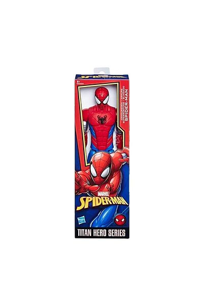 Marvel Spider-Man مجسم سبايدر مان تيتان هيرو ويب ووريورز المرخص مقاس 30 سم. - لعبة الرجل العنكبوت باللون الأحمر