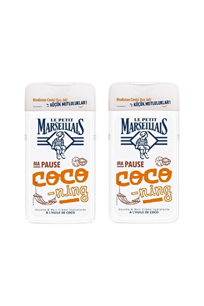 Le Petit Marseillais Bonheurs Hindistan Cevizi Duş Jeli 250ml 2'li