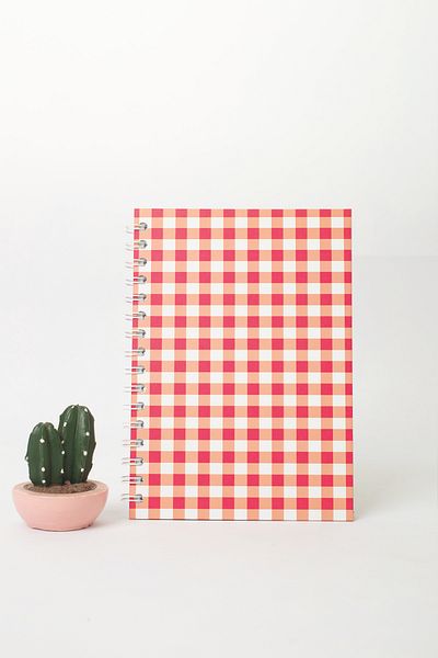 paperlab مجموعة A5 مكونة من 2 دفتر ملاحظات غير مُبطن بغلاف صلب فراولة وطازجة