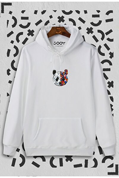 Jooy Company Φούτερ Unisex White Stay True Tokyo Panda