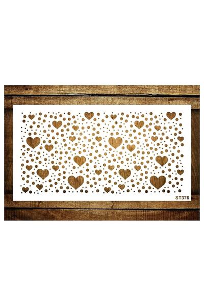 STENCİLTASARIM Cakes Stencil St376 Pasta, Kurabiye, Kek Süsleme Şablonları