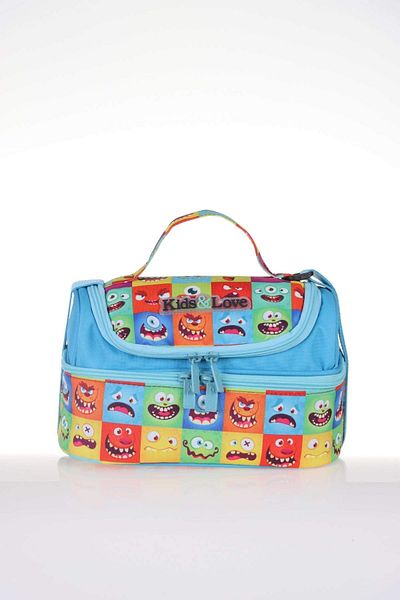 KAUKKO Кутия за обяд Kids & Love Design Сладко чудовище 24x15x15 (l7083)