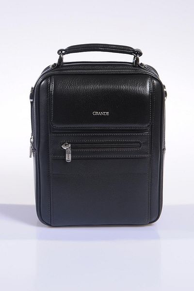 Grande 4589 100% Genuine Leather Men's Handbag Crossbody Bag Brown