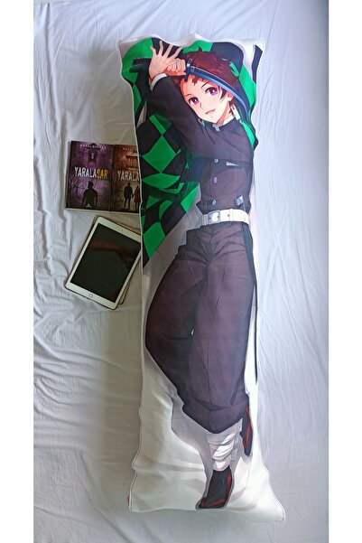 GALAXYBUTIQUE Demon Slayer Tanjiro Kamado Body Pillow Yastık