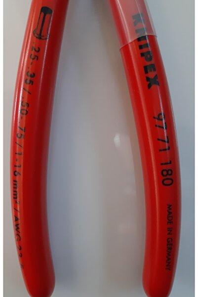 Knipex 97 71 180 Yüksük Sıkma Pensesi