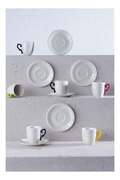 ACAR Lusia Porselen Kahve Fincan Takımı 010960