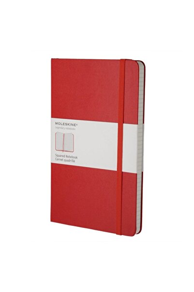 Moleskine Velika crvena sveska, 240 stranica Karirano