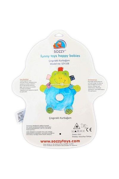 Sozzy Toys My Rattle Frog Baby Toy Szy108