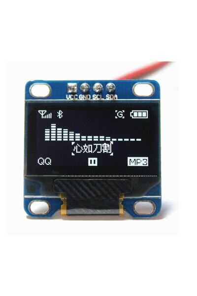 Genel Markalar 0.96" I2c 128x64 Beyaz Oled Lcd