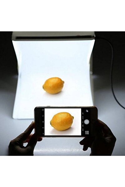 AYACO Çekim Çadırı Mini Fon Fotoğraf Stüdyosu Ledli Işık Perdesi