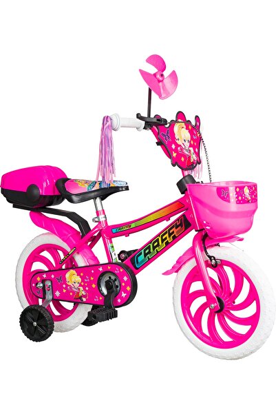 CRAFFY 15 Jant Pembe Kız Çocuk Bisikleti 15 J Crf Pembe 3-4-5-6 Yaş (yeni Sezon)