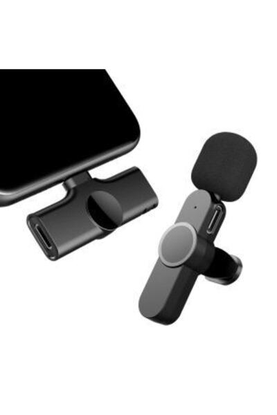 linarya Iphone Girişli Telefon Uyumlu Wireless Youtube Tiktok Yayın Kablosuz Yaka Mikrofonu