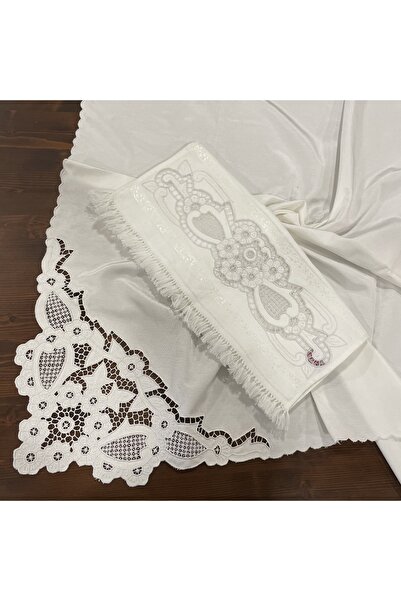 Hane7 Beyaz Iş Bohça-havlu