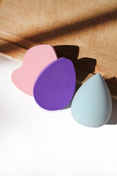 POP Beauty Makyaj Süngeri Seti, Buz Mavisi
