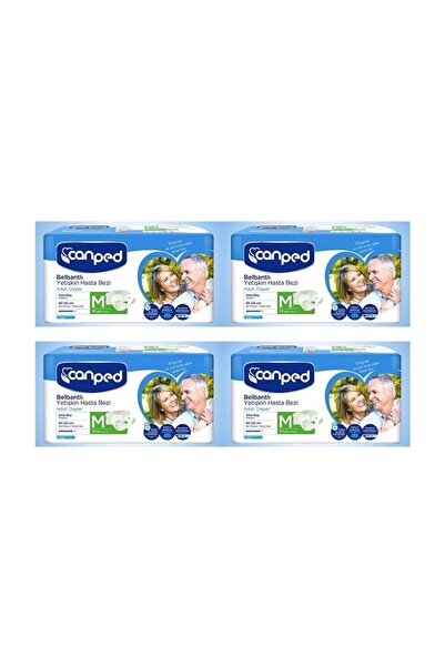 Canped حفاضات بولي ايثيلين للكبار مقاس M 120 قطعة