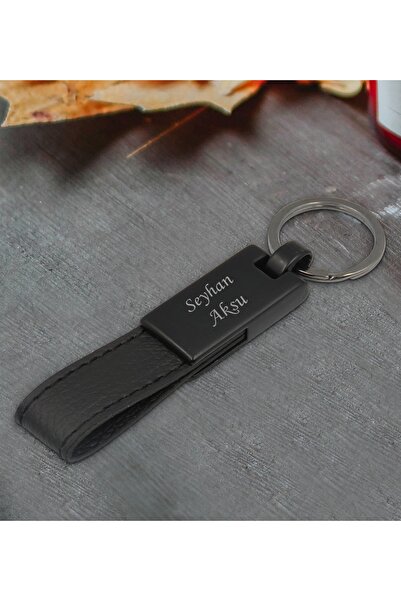 Bk Gift Gift Kişiye Özel Isimli 2407 Metal Suni Deri Anahtarlık