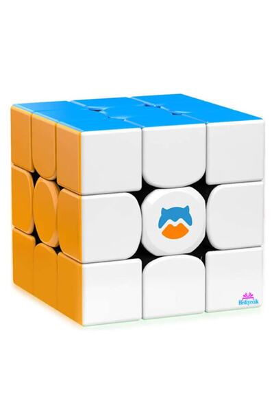 hediyecik Gan Monster Go 3x3 Mıknatıslı Manyetik Zeka Küpü Akıl Küpü Rübik Kü...