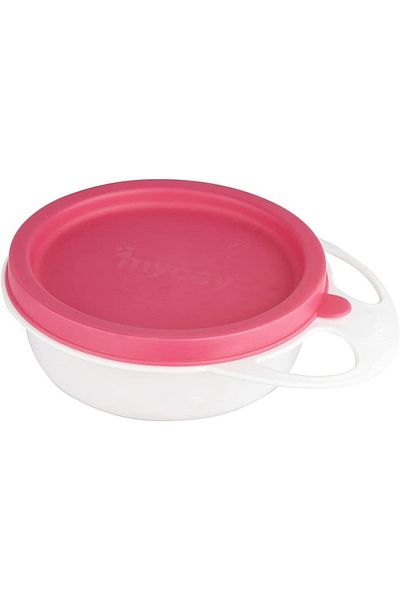 mycey Tcm06053 - طبق طعام بغطاء وردي