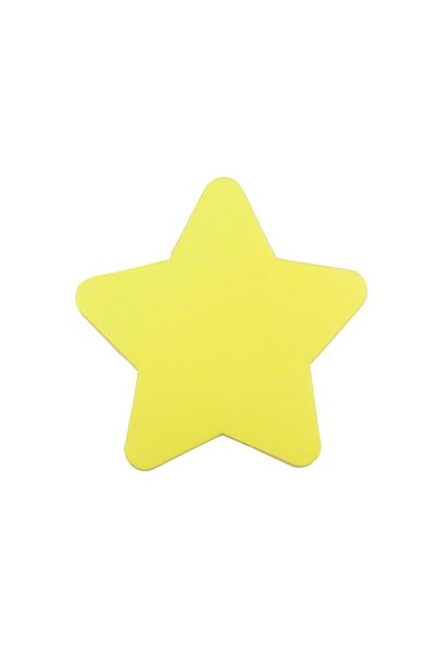 Bigpoint Star Patterned Shaped Note Paper - 75 Sheets