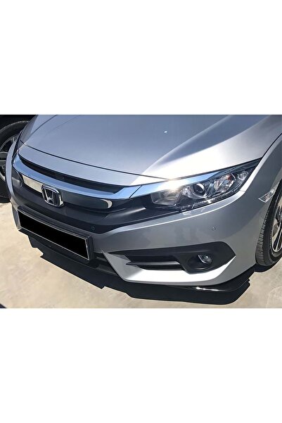 HasAkman Honda Civic Fc5 Ön Flap + Uyumlu Seti Piona Black Ithal 2016 2017 20...