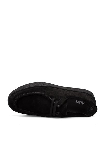 Alba Siyah Hakiki Deri Sisley Design Erkek Sneaker
