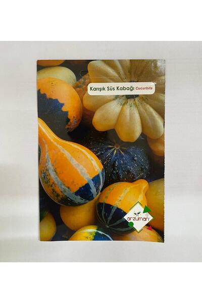 Arzuman Karışık Süs Kabağı Tohumu Cucurbita P. Mix (10 ADET)
