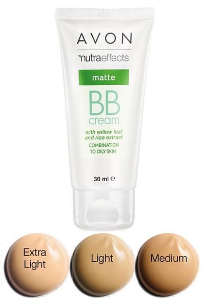 AVON Nutra Effects Mat Bb Krem 30 Ml. Light