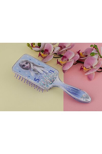 Generic Brand Perie de păr Frozen Truth cu paiete 22cm