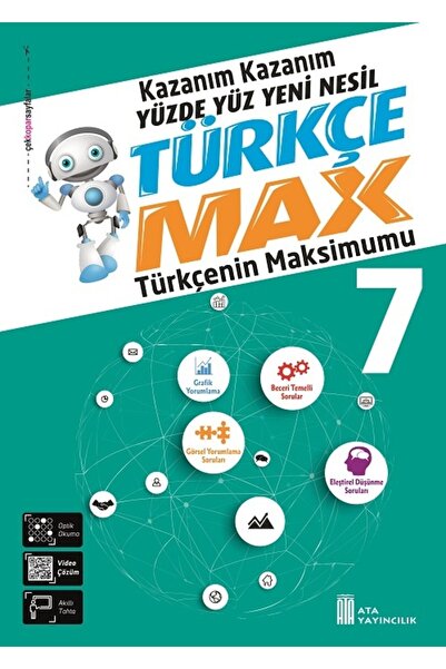 Ata Yayıncılık 7. Sınıf Türkçe Max Soru Bankası