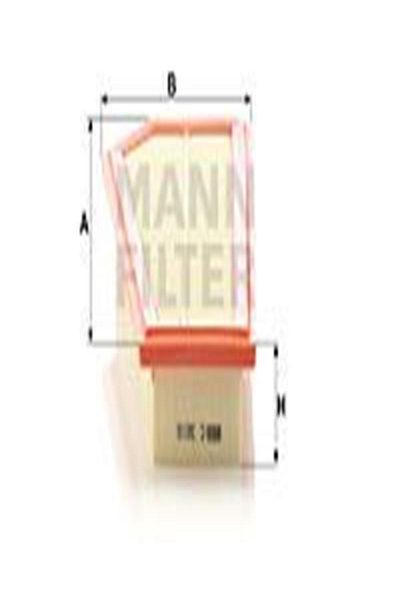 MANN فلتر هواء C3210 (مرسيدس M271 W204-212 Cgi) (مرحاض)421617)