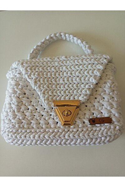 Çabuk Geldik Özel Tasarım Örgü El Çantası